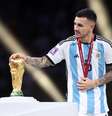 Leandro Paredes foi campeão com a Argentina em 2022.  Foto: Julian Finney/Getty Images / Jogada10