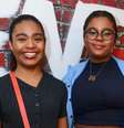 Filhas de Gloria Maria prestigiaram exposição no Rio de Janeiro em 11 de julho de 2023.  Foto: AGNews, Webert Belício / Purepeople