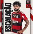 Este é o time do Flamengo para o duelo desta quarta-feira contra o Furacão, pela Copa do Brasil –  Foto: Divulgação Flamengo / Jogada10