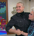 Xuxa e Ana Maria Braga no "Mais Você" de 13/07/23  Foto: Reprodução/ Globo