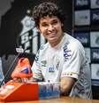 Jogador em sua primeira coletiva em sua volta na Vila Belmiro. (Divulgação: Santos FC)  Foto: Esporte News Mundo