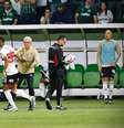 Dorival Júnior comemora gol de Caio Paulista contra o Palmeiras  Foto: Paulo Pinto/SPFC