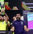 O Brasil se consagrou campeão do FIFAe Nations Cup, a Copa do Mundo de FIFA 23 nesta sexta-feira (14).  Foto: Divulgação/FIFA