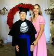 Terezinha ao lado da professora Nely  Foto: Arquivo Pessoal