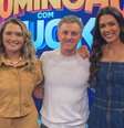 Ana Thaís Matos, Luciano Huck e Renata Silveira durante o ‘Domingão com Huck’ exibido em 16 de julho de 2023  Foto: Instagram/@renatasilveirag / Estadão