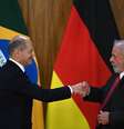 Lula e Scholz participaram de cúpula UE-Celac  Foto: ANSA / Ansa - Brasil