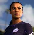 Marta, seis vezes melhor jogadora de futebol do mundo, é uma das estrelas de FC 24  Foto: Reprodução / EA Sports