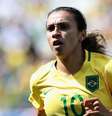 Marta capitã da seleção  Foto: Getty Images 