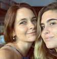 Cláudia Abreu a filha.  Foto: Reprodução/Instagram / Márcia Piovesan