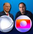 O dono da Record, bispo Edir Macedo, e o presidente e herdeiro da Globo, Paulo Marinho: o dinheiro entra, mas as contas estão cada vez mais altas  Foto: Fotomontagem: Blog Sala de TV