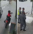 Câmeras de monitoramento flagraram o crime em Pinheiros, SP  Foto: Reprodução/TV Globo