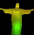 Cristo Redentor fará homenagem à Seleção Brasileira com cores verde e amarela –  Foto: Reprodução / Jogada10