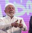O presidente Luiz Inácio Lula da Silva durante a posse dos novos diretores dos sindicato dos metalúrgicos do ABC, em São Bernardo do Campo  Foto: Taba Benedicto/Estadão / Estadão
