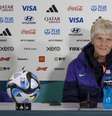 Pia concede entrevista antes da estreia do Brasil na Copa do Mundo –  Foto: Thais Magalhães/CBF / Jogada10