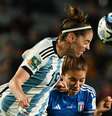 Mariana Larroquette e Manuela Giugliano em Itália x Argentina – Saeed Khan/AFP via Getty Images  Foto: Jogada10