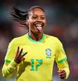 Ary Borges comemora gol na estreia do Brasil na Copa Feminina  Foto: AAP Image via REUTERS