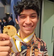 Matheus Alencar de Moraes, 16 anos, conquistou a medalha de ouro na Olimpíada Internacional de Matemática (IMO)  Foto: Foto: Divulgação redes sociais