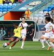 Linda Caicedo foi uma das destaques da partida e anotou um belo gol para ajudar a sua seleção no Mundial. (Photo by Cameron Spencer/Getty Images)  Foto: Jogada10