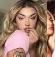 Pabllo Vittar e sósia. Reprodução/Instagram  Foto: Márcia Piovesan