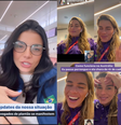 Gabi compartilhou os perrengues que passou e a reação da namorada, Tamires  Foto: Reprodução/instagram/@gabifernandes
