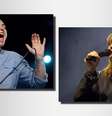 Sinéad O'Connor e Jane Birkin: duas mães enlutadas e abatidas pela depressão  Foto: Reproduções
