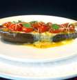 BRUSCHETTA DE BERINJELA COM TOMATINHOS  Foto: Bake and Cake Gourmet
