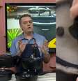 Léo Roncon e panela de pressão  Foto: TV Aparecida