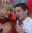 Xuxa recebeu Senna em seu programa infantil na Globo: apresentadora disse que namoro terminou mal resolvido  Foto: Reprodução