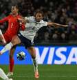 Estados Unidos e Portugal protagonizaram um jogo bem disputado na Copa do Mundo Feminina –  Foto: Jogada10