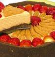 Torta de doce de leite com morangos  Foto: Guia da Cozinha