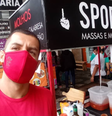 Mesmo após a pandemia, a máscara no rosto durante o trabalho seguiu  Foto: Arquivo pessoal