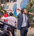 Em um vídeo gravado por estudantes, é possível ver parte da discussão e também o momento em que houve troca de empurrões  Foto: Reprodução/ Twitter