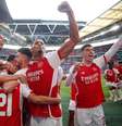 Arsenla derrotou o Manchester City na Supercopa da Inglaterra  Foto: Peter Cziborra / Reuters