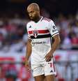 Lucas Moura não foi capaz de evitar derrota para o Galo  Foto: Eduardo Carmim/Photo Premium/Gazeta Press
