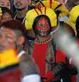 Mulheres indígenas com roupas tradicionais  Foto: AFP via Getty Images / BBC News Brasil