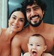 Thaila Ayala e Renato Góes com o filho do casal, Francisco (Reprodução/Instagram)  Foto: Márcia Piovesan