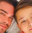 Sidney Sampaio e Leo, seu filho  Foto: @instagram