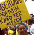 Campanha ganhou o nome de "Brasil sem violência contra a mulher. Brasil com respeito"  Foto: Tânia Rego/Agência Brasil