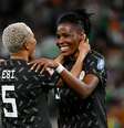 Atletas nigerianas comemoram classificação às oitavas de final   Foto: REUTERS/Dan Peled