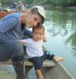 Francesca Mezzenzana com seu bebê  Foto: Arquivo pessoal Francesca Mezzenzana / BBC News Brasil
