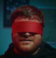 "BlindWarriorSven", jogador cego que venceu uma partida de Street Fighter 6 na EVO 2023  Foto: Reprodução / BlindWarriorSven