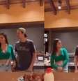 Vídeo em que namorada revela ter sido traída viralizou na internet  Foto: Reprodução/Twitter