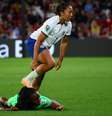 Lauren James em Inglaterra x Nigéria -   Foto: Patrick Hamilton/AFP via Getty Images / Esporte News Mundo