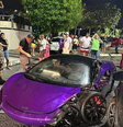 Carro de luxo avaliado em mais de R$ 2 mi fica destruído após colisão em Maceió  Foto: Reprodução/Redes Sociais