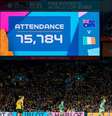 Estreia da Austrália no Mundial controu com um público de mais de 75 mil pessoas  Foto: DW / Deutsche Welle