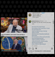 Print mostra duas imagens de Lula: uma em entrevista em 2022 e outra durante evento em 2023. A legenda do post diz: ‘Se passar um dia sem mentir ele passa mal…’  Foto: Aos Fatos