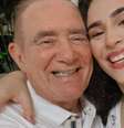 Renato Aragão e a filha Lívian Aragão (Reprodução/Instagram)  Foto: Mais Novela