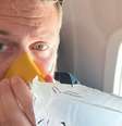 Professor relatou queda do avião em post em rede social  Foto: Reprodução/Twitter