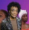 A sempre elegante Léa Garcia se destacou em vários papéis, como Tia Lola (à esq.) e Rosa (à dir.)  Foto: Fotomontagem: Blog Sala de TV
