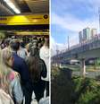 Apagão Nacional afeta operação de metrô; passageiros andam pelos trilhos  Foto: Reprodução/Twitter